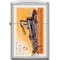 Zippo 2024 Zippo Custom Satin Chrome Russian Orange Train Postage Stamp ZIP-207CI401254 - alternate 1